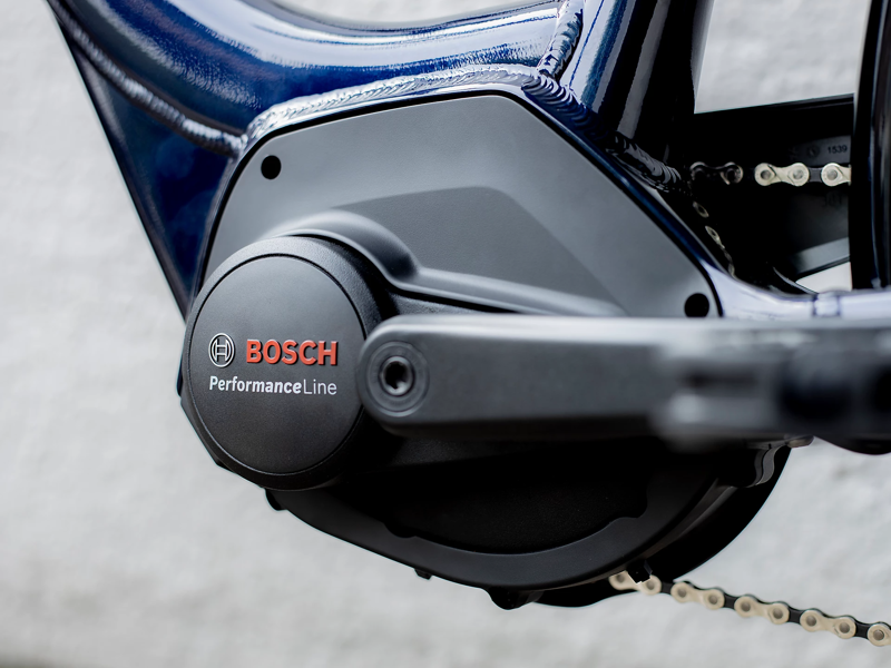 Trek Verve+ 2 Lowstep 300wh Electric Hybrid Bike in Blue-9